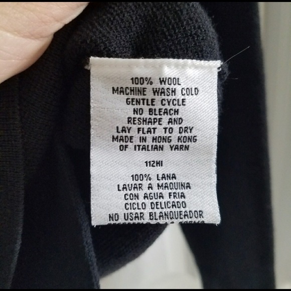 Eileen Fisher Italian wool zip cardigan sweater - Picture 4 of 5